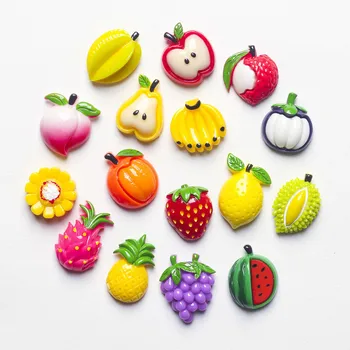 

ZOCDOU Fruits Vegetables Fridge Magnets Decoration Blackboard Food Sticker Cartoon Paster Kids Home Car Door Ornament