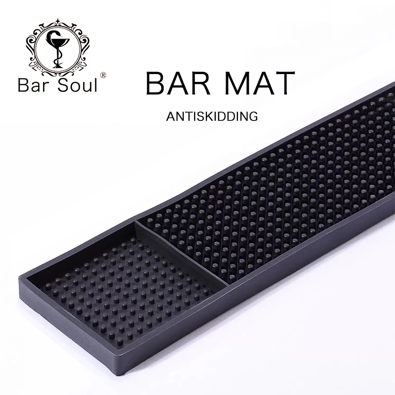 Heavy Duty Bar Mat Food-Safe Silicone Mat Bar Mats for Countertop -  Commercial Strength Bartender Accessories Dish Drying Mat for Kitchen  Counter 