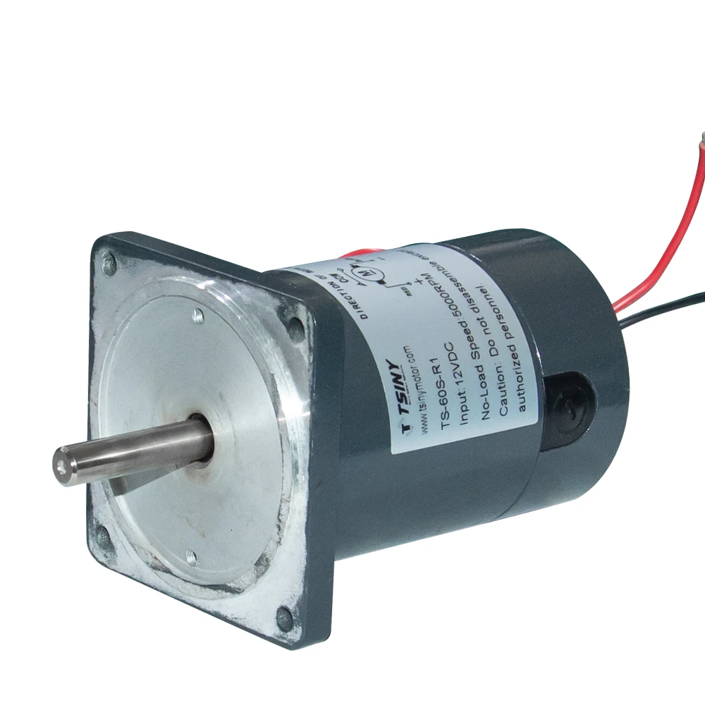 DC Permanenr магнитом, работающий от постоянного тока 12V 24V Диаметр 60 мм высокое Скорость 2000/3000/4000/5000 об/мин очень немой Высокое качество электродвигатель кисти