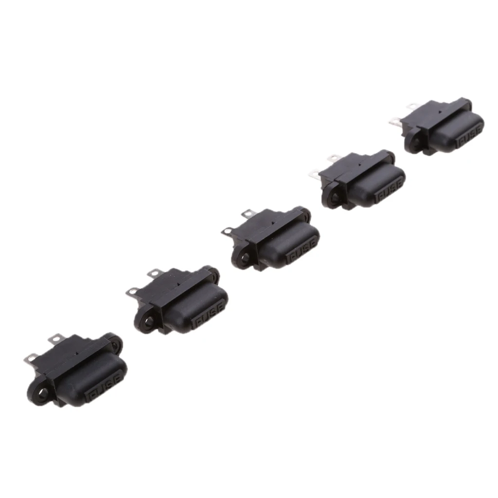 10 Pieces 30A Amp Auto Standard Blade Fuse Holder Box Set for Car /Boat /Truck