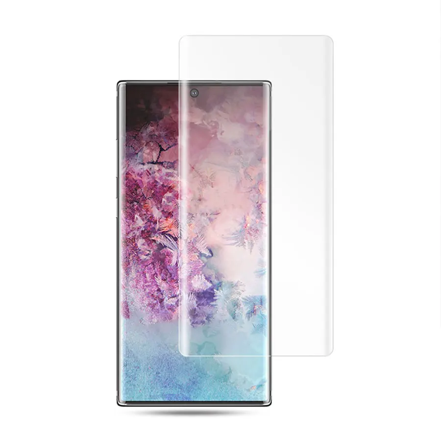 Ультрафиолет закаленное стекло для samsung Note 10 Plus 9 8 стекло жидкий клей протектор экрана для samsung Galaxy S10 Plus S10e S9 8 Стекло