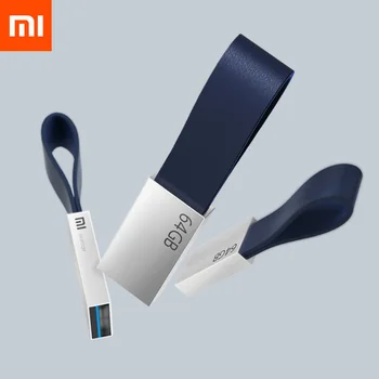 

Original Xiaomi Mijia U Disk 64GB USB 3.0 High-speed Transmission Metal Body Compact Size Protable Lanyard Design