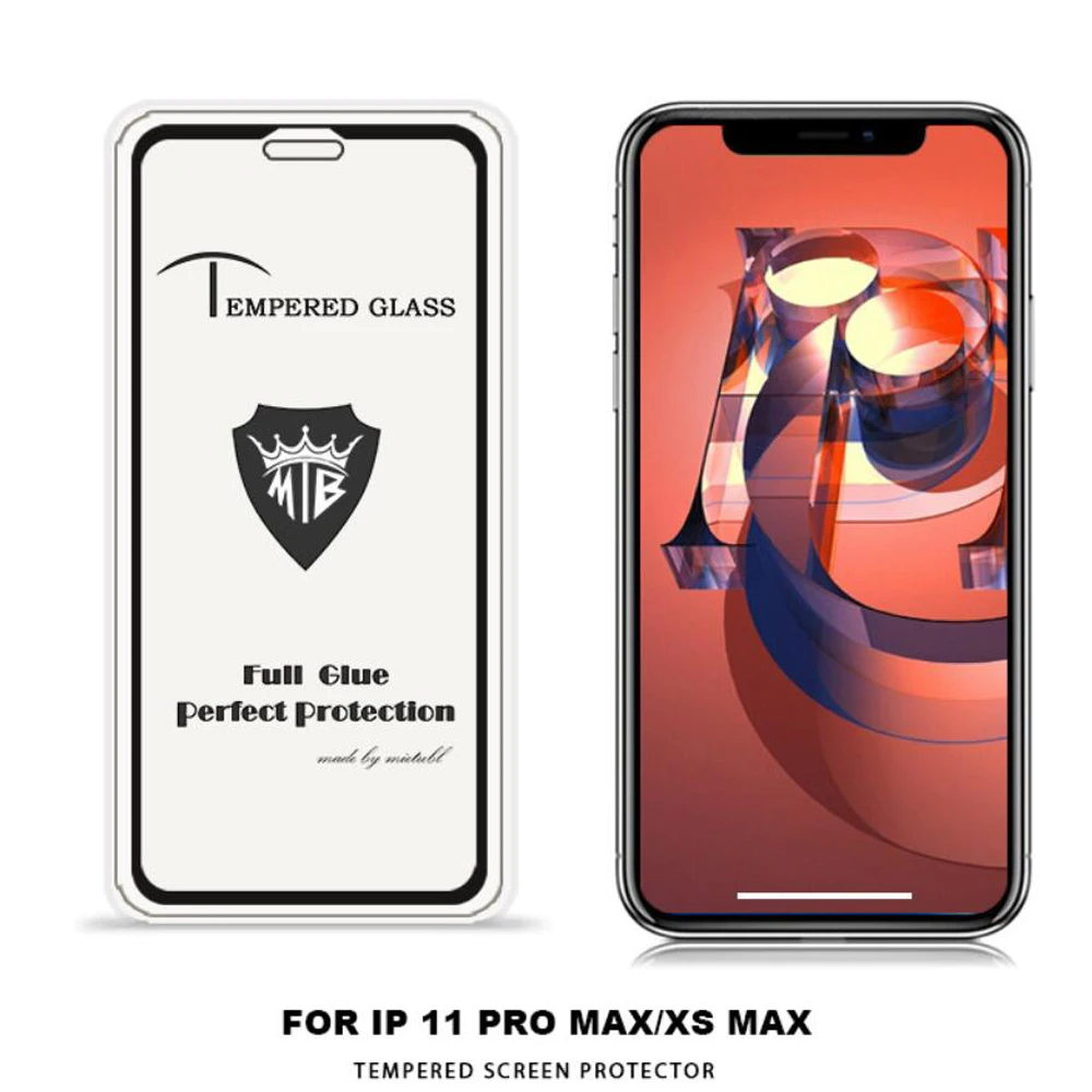 

For apple iphone 11 Glass Screen Protector Full Glue Cover for iphone 11 Tempered Glass 2.5D For apple iphone 11 Pro MAX Glass