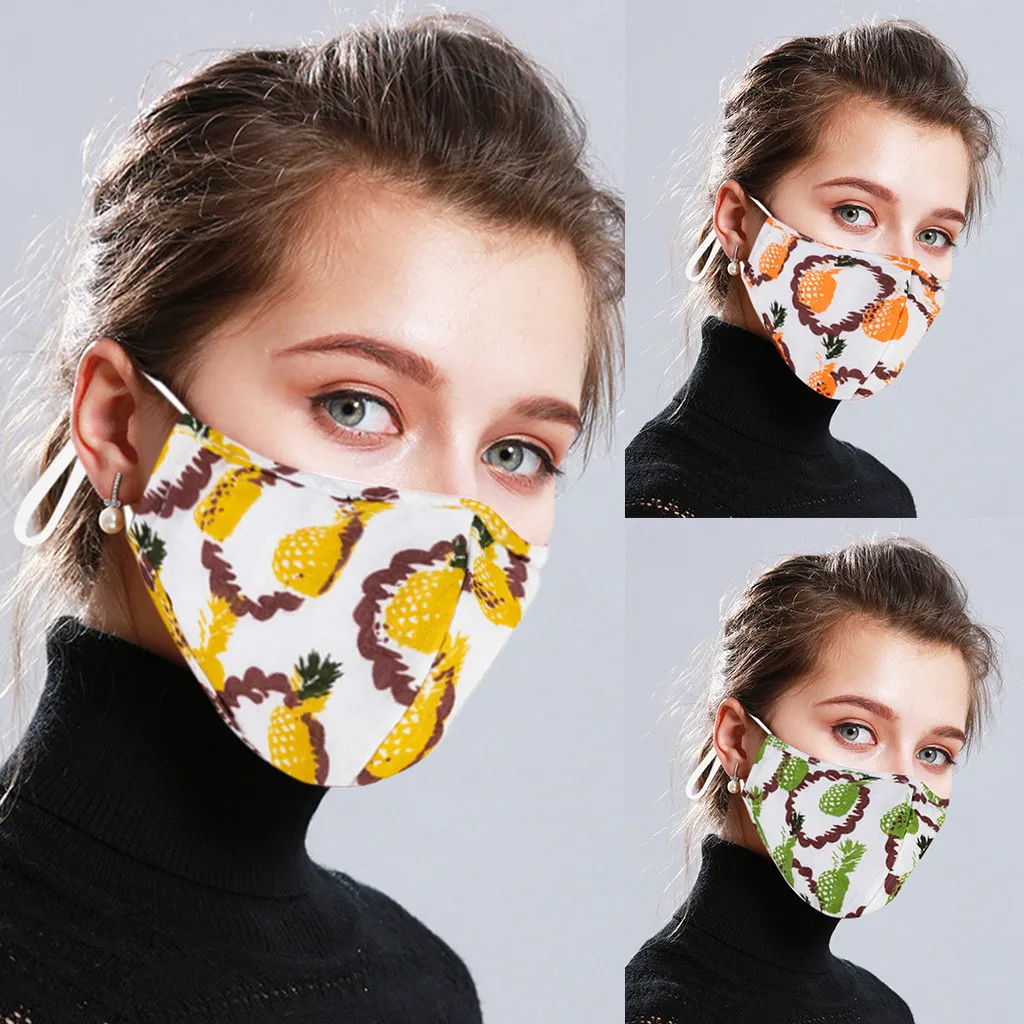 Модная взрослая наружная защитная маска Пылезащитная многоразовая для лица