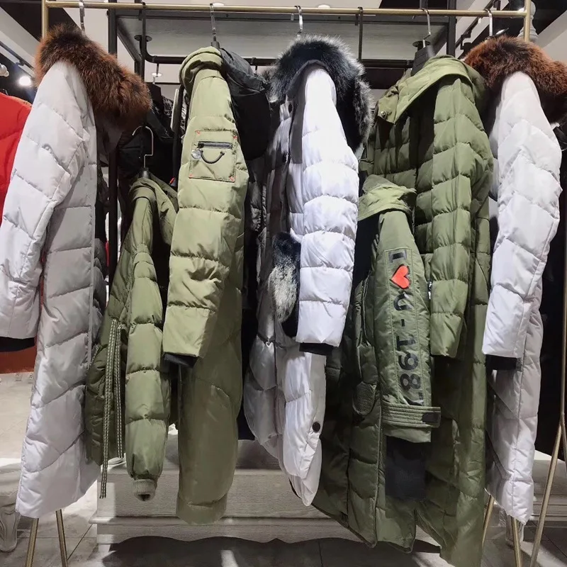 Yu xin down Jacket 19 Winter Beijing Sent Brand Discount WOMEN'S Dress Wholesale Discount Parts Go ba li ya One Ding Vey
