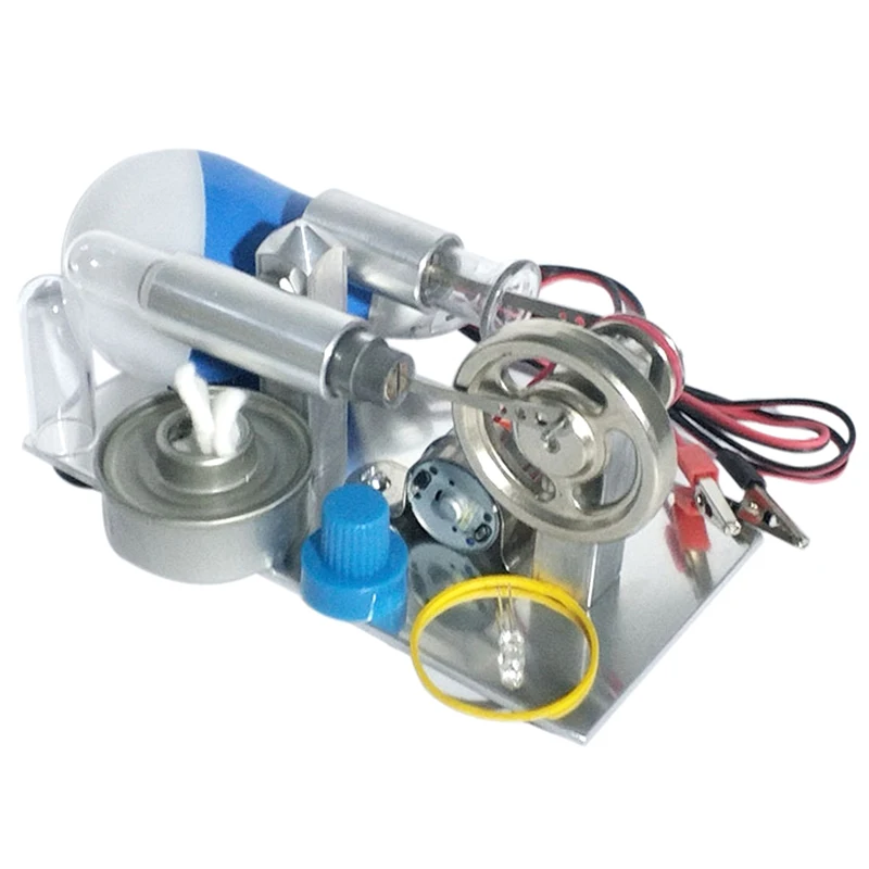 

TOP!-Mini Stirling Engine External Combustion Engine Micro-Generator Birthday Present Steam Engine Model Science and Education T