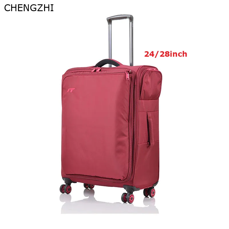 CHENGZHI 2" 24" 28 дюймов ультра-светильник дорожный костюм Чехол Оксфорд багаж на колёсиках набор женский чехол для посадки на колесиках для мужчин чемодан на колесиках