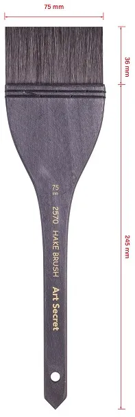 ArtSecret Premium Watercolor Brush with Natural Squirrel Hair and Wooden Handle