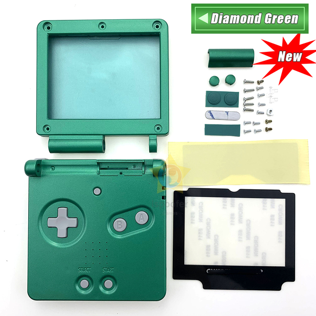 New For GBA SP Housing Shell Case Replacement Full Cover Set For Nintendo GameBoy Advance SP Accessories Dropshipping