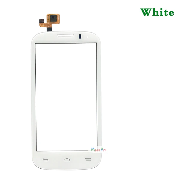 10 шт./лот высокое качество 4," для Alcatel One Touch Pop C5 OT5036 OT5036D сенсорный экран дигитайзер сенсор внешняя стеклянная панель объектива - Цвет: Белый