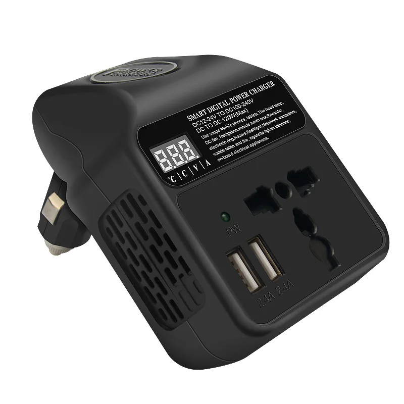 

Car Inverter 12 V/24 V Turn 220V Household Power Adapter Multi-functional Auto Socket Charger