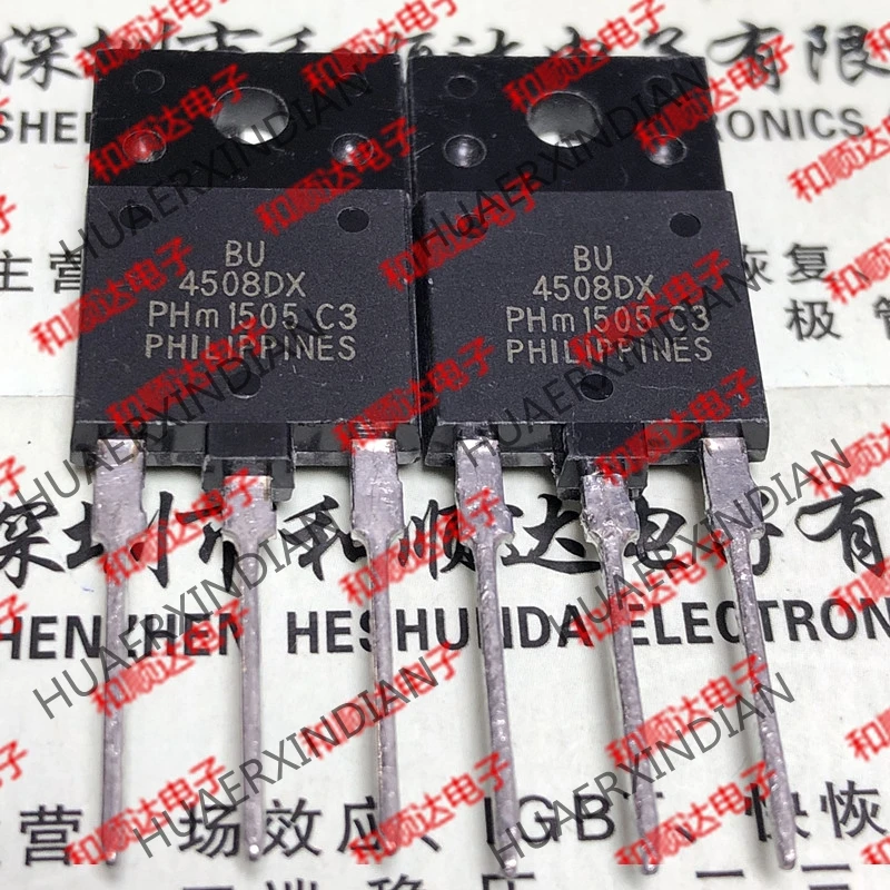 10 шт./лот и BU4508DX TO-3PF 1500V 8A