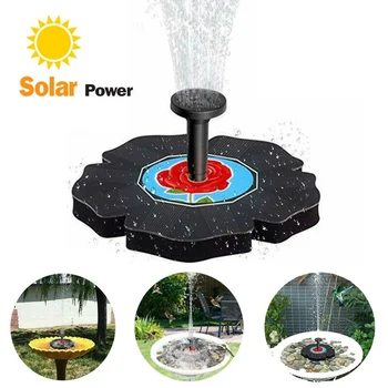 

Automatic Landscape Free Standing Solar Fountain Water Home Bird Bath Decoration Pool Patio Pond Floating Pump Outdoor Garden