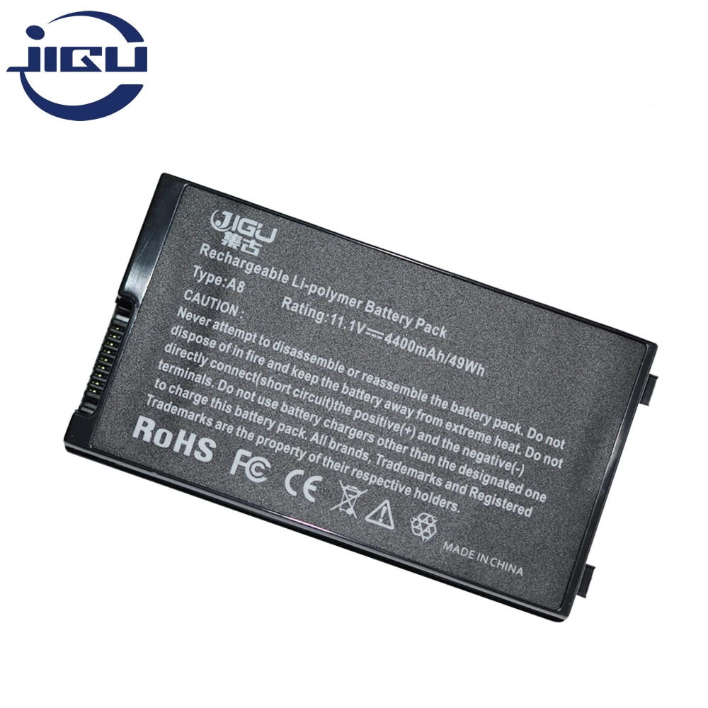 JIGU 6 Сотовый Аккумулятор для ноутбука ASUS A32-A8 A8Js A8Jv A8Le A8Jc A8Je A8Jm A8F A8Fm A8H A8Dc A8000 A8E 4400mAh |