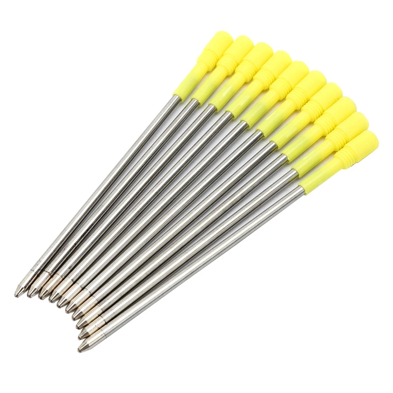 Металлическая ручка 20 шт./лот стержень для шариковой ручки с кристаллами и