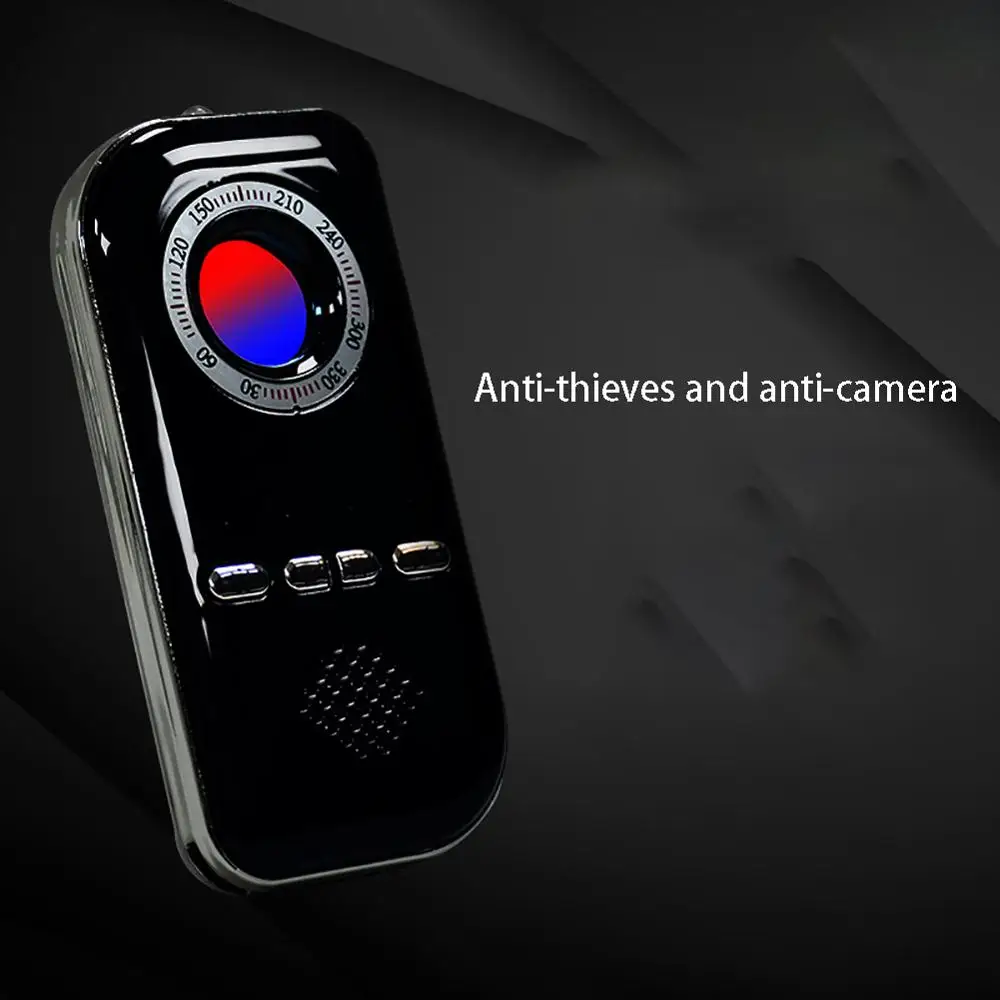 

K300 Portable Hidden Camera Detector Anti Spy Detector Mini Pinhole Camera Finder Anti-theft Alarm Compass