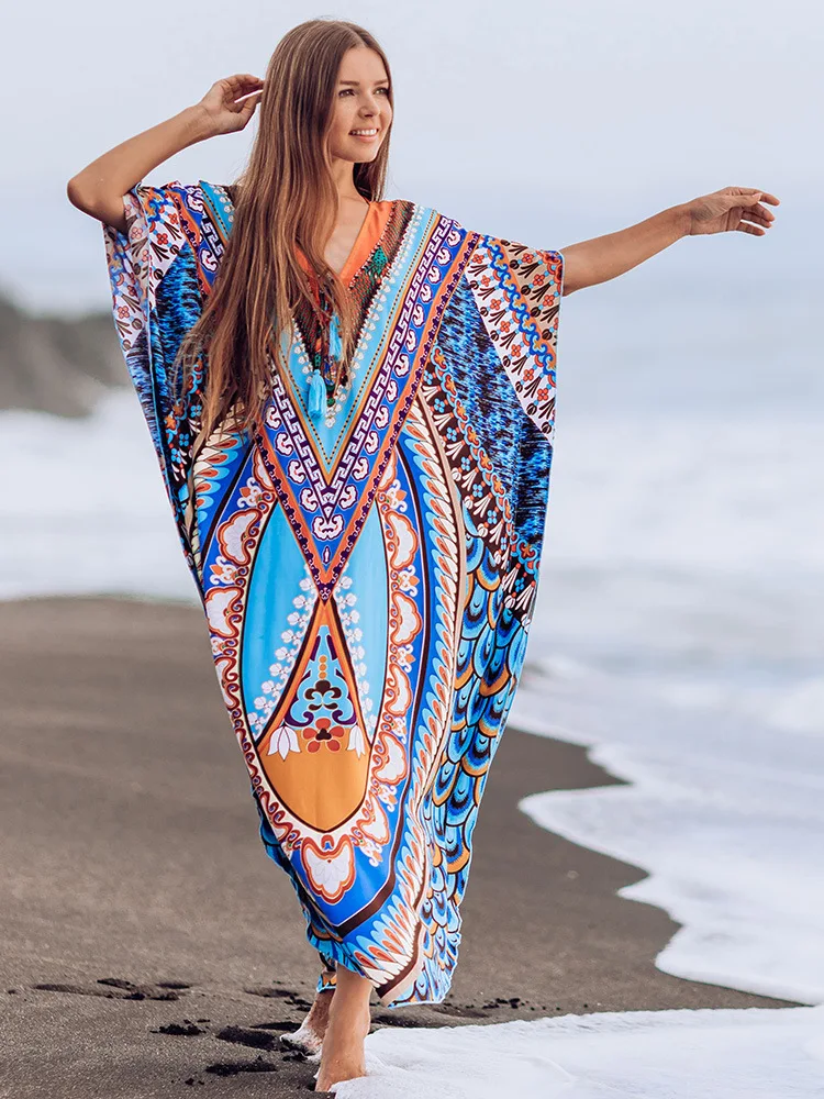 kaftan dress beachwear