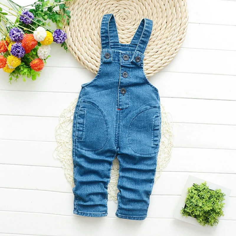  IENENS Girls Boys Long Pants Denim Overalls Toddler Dungarees Kids Baby Boy Jeans Jumpsuit Clothes 