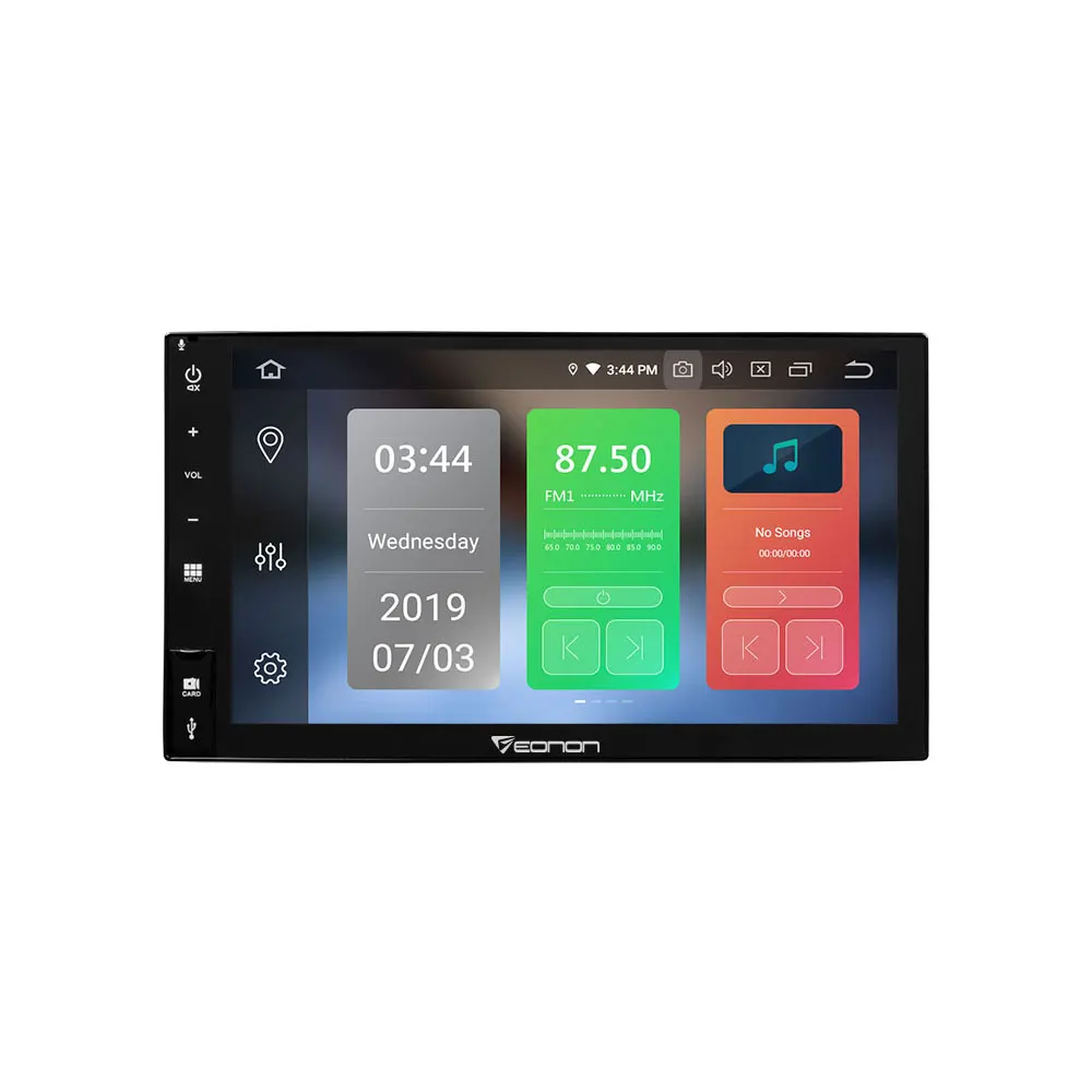

Eonon 7" Android 9.0 Pie Universal Double Din Head Unit with Built-in Android Auto/Apple Car Auto Play Car GPS Navigation 5.0 4G
