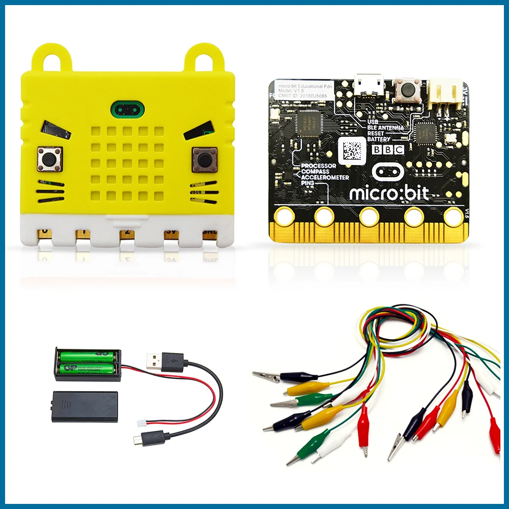 

S ROBOT BBC microbit Go start kit with Protective Case Micro bit MBIT2