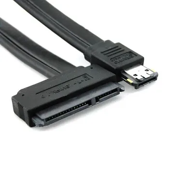 

Adapter Cables New Dual Power eSATA USB 12V 5V Combo to 22Pin SATA USB Hard Disk Cable PC Converter Laptop Adapters-L924