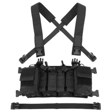 Adjustable Tactical Recon Vest Magazine Bag Airsoft Jacht Paintball Vest Easy Chest Rig Vest