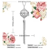 Eudora 20mm Aromatherapy Pendant Heart ball cage Essential Oil Diffuser Necklace Lava Stone Angel Caller Locket with tassel K169 2
