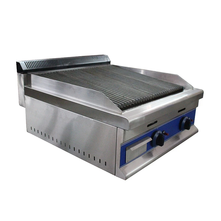 Double head smokless electric Lava Rock Burn Oven Grill BBQ roasting oven roast meat machine seafood baking furnace
