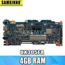 UX305FA материнская плата 4 Гб RAM для Asus UX305F U305F UX305 ноутбука Тест 100%