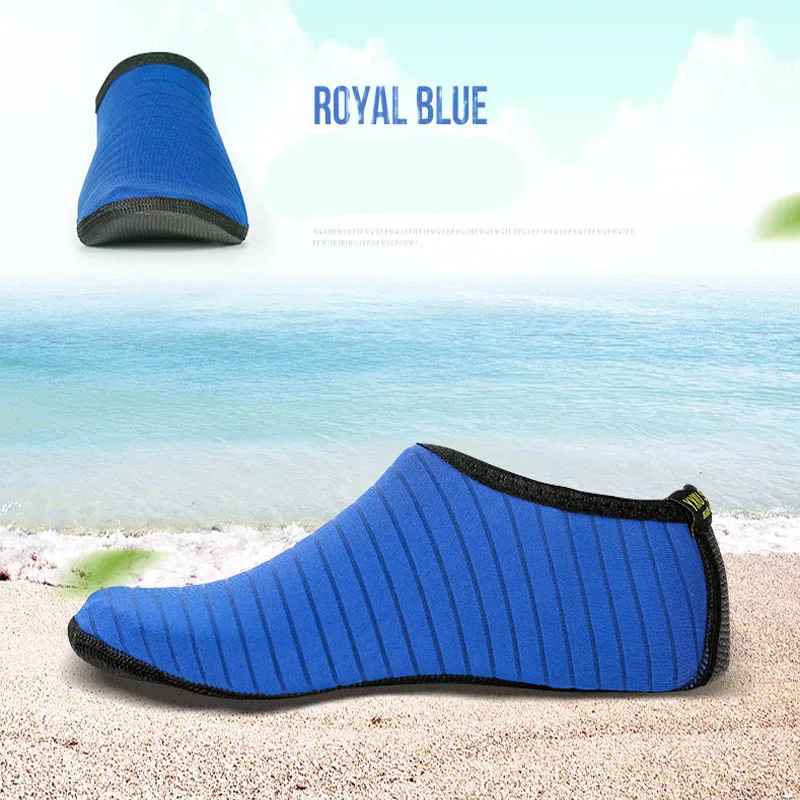 FDBRO/обувь унисекс на плоской подошве для взрослых; мягкая прогулочная обувь унисекс для йоги; кроссовки; детская водонепроницаемая обувь для плавания; Мужская и женская пляжная обувь для кемпинга - Цвет: Blue