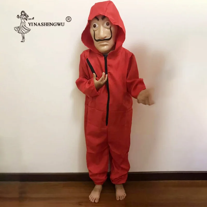 

La Casa De Papel Salvador Dali Movie Cosplay Costume Party Halloween Mask Money Heist Costume Face Mask The House of Paper