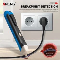 Non-contact Induction Test Pencil AC110V 220V Voltmeter Voltage Probe Volt Meter Electric Indicator Power Detector Tester Socket