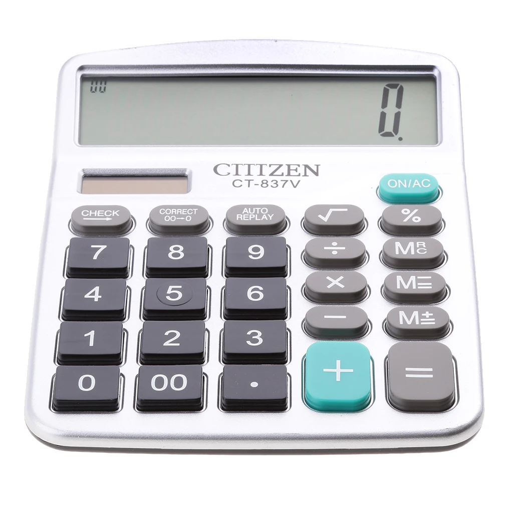 

Universal Calculator Standard Functional Desktop Calculator 12 digit Large Display Solar Handheld Calculator