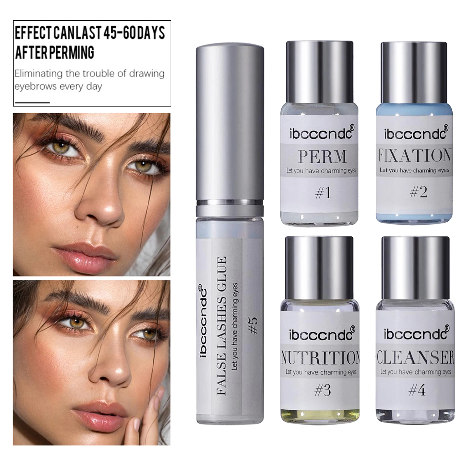 Eyelash Perming Curling Kit Lift Adhesive Glue Cold Wave Cleanser Lotion Set Eyelash Perming Curling Kit Lift Adhesive Glue Cold Wave Cleanser Lotion Set