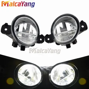 

2x Right + Left Fog Lamp Assembly LED & Halogen Fog Light For Nissan Qashqai +2 (J10, JJ10) 2007-2012 DRL Daytime Running Light