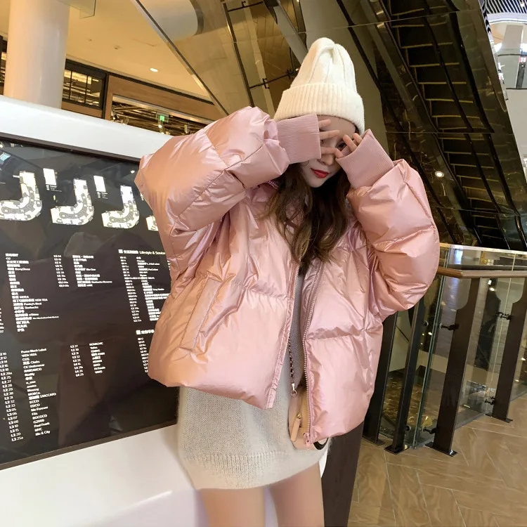 

2019 new winter white duck down jacket short paragraph 928