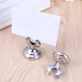 

3Pcs Menu Clips Stainless Steel Durable Note Clip for Banquet Party Wedding