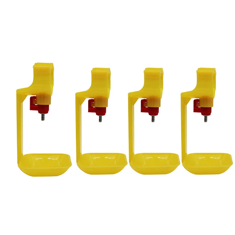 4 pçs copos bebendo waterer das aves domésticas para o bebedor automático de frango mamilo para 25mm tubos bola mamilo aves domésticas alimentação waterer