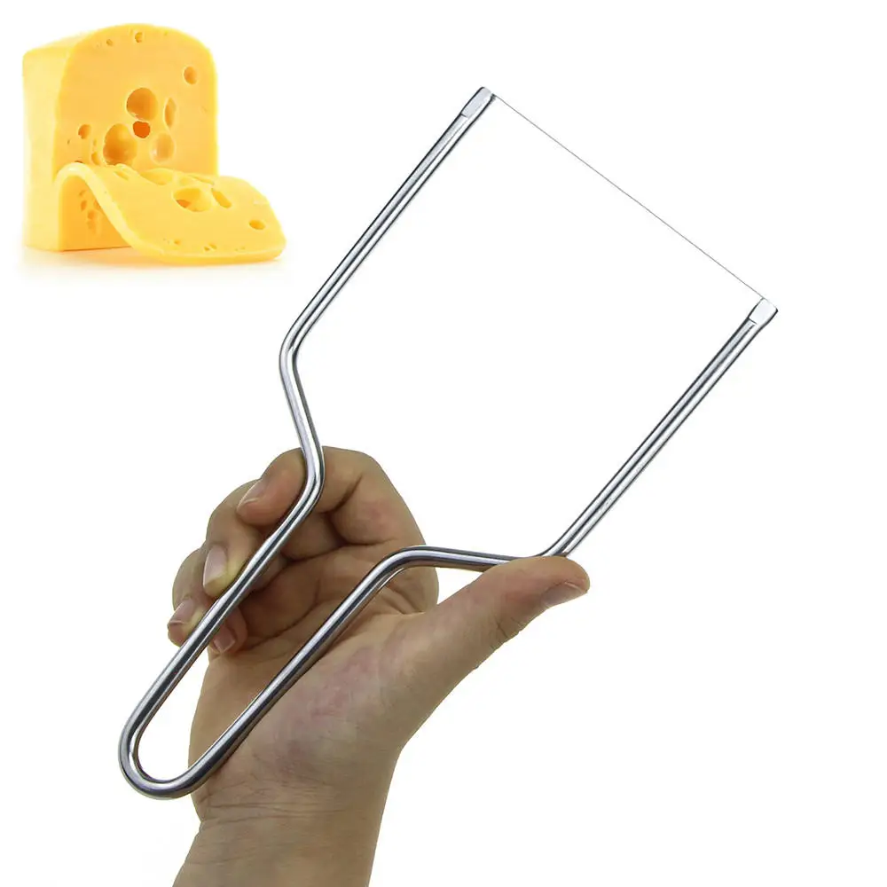 1 PCS Stainless Steel Handheld Butter Cutter Cheese Slicer Kitchen Cheese Tools Cutting Board