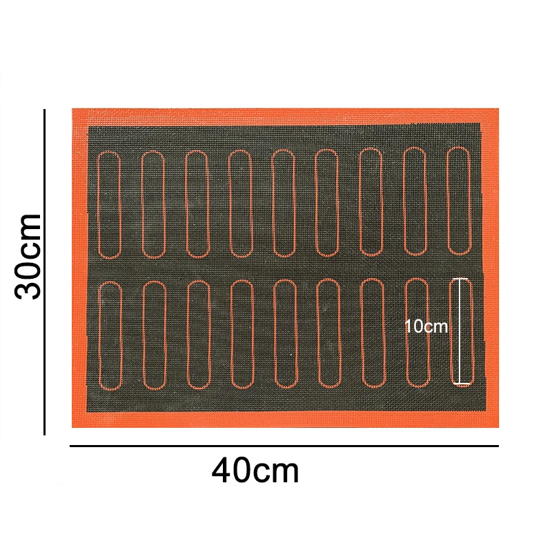 Non Stick Baking Mat Oven Sheet Liner For Cookie /Bread/ /Biscuits/Puff/Eclair Perforated Silicone Pastry Tool Baking Mat