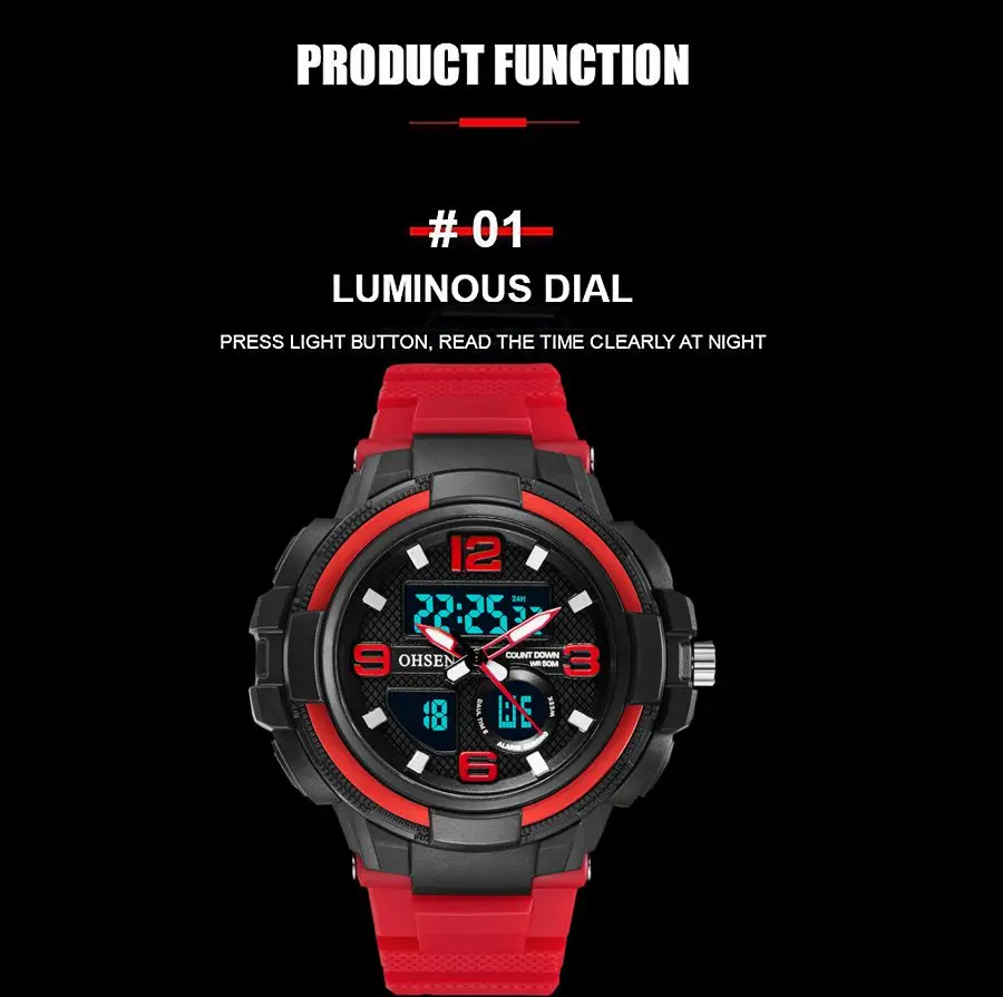 Outdoorové sport digitální hodinky pro muži šedá silikon vodotěsný taktická elektronická pánské křemen hodinky móda relogio masculino