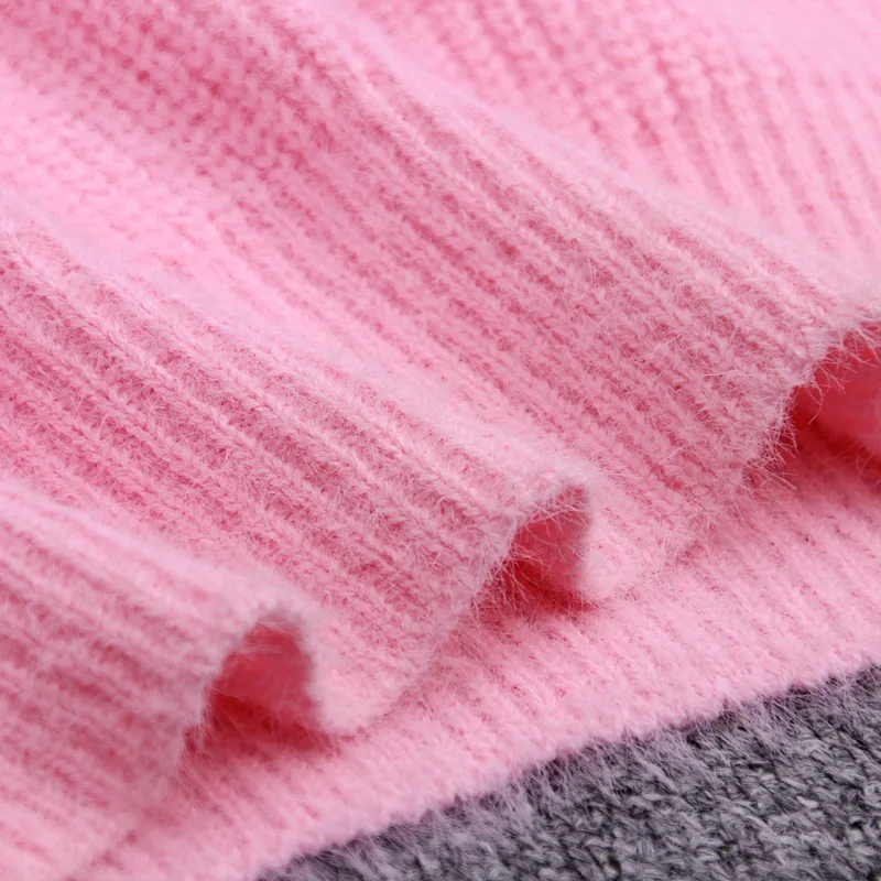 Осень зима Короткий Джемпер сплошной цвет сладкий Pull Femme 55224 пуловер свитер женский вязаный мягкий теплый топ
