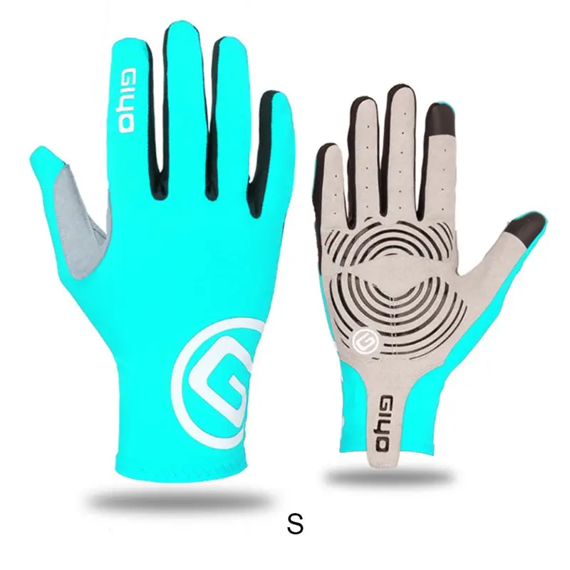 Велоспорт Полный Палец Сенсорный экран перчатки, как, палец, перчатки и перчатки, с, перчатки, перчатки - Цвет: K