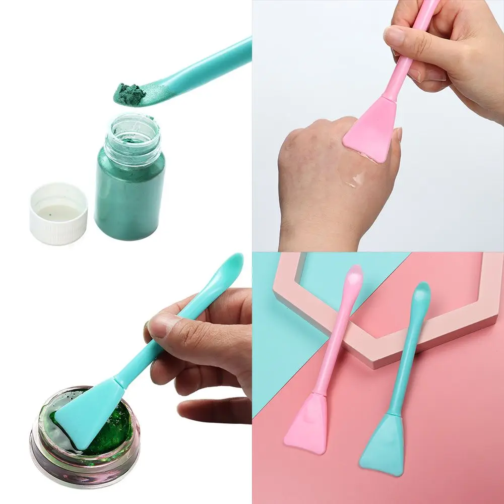 1Pc Multifunction Facial Brush Stirring Brush Silicone Stick Powder