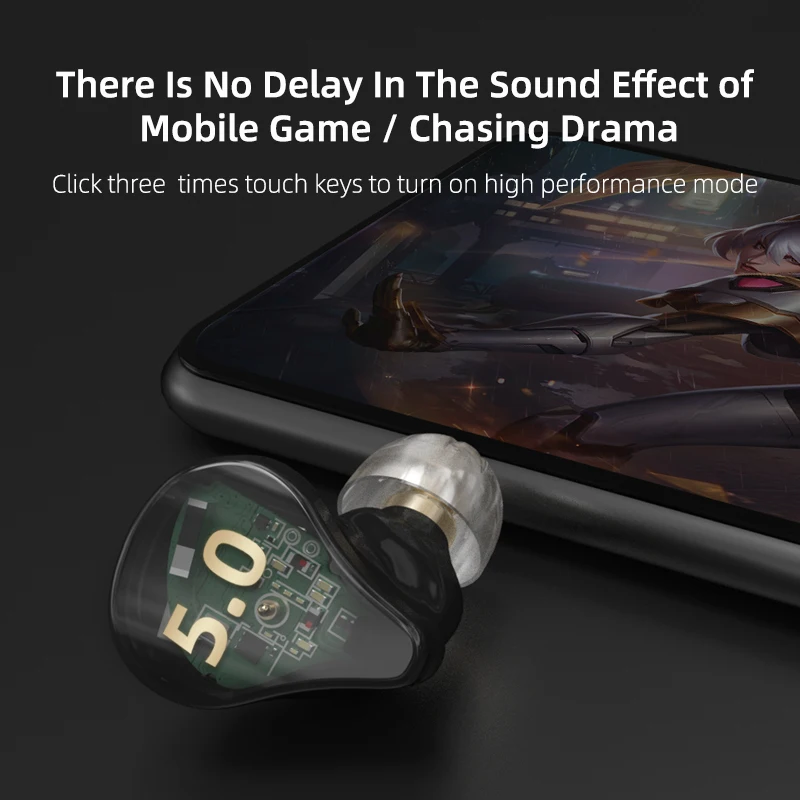 KZ SA08 8BA Units  TWS True Wireless Earbuds