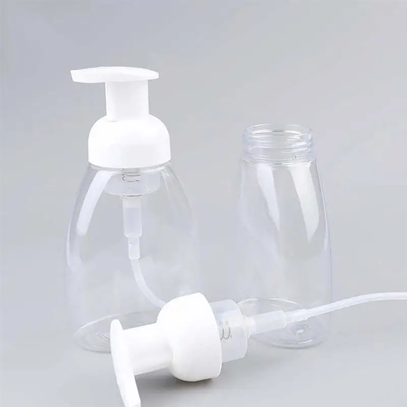 1pc Foaming Dispensers Reusable Durable 300ML Plastic Foaming Bottle Pump Bottle for Travel Outing