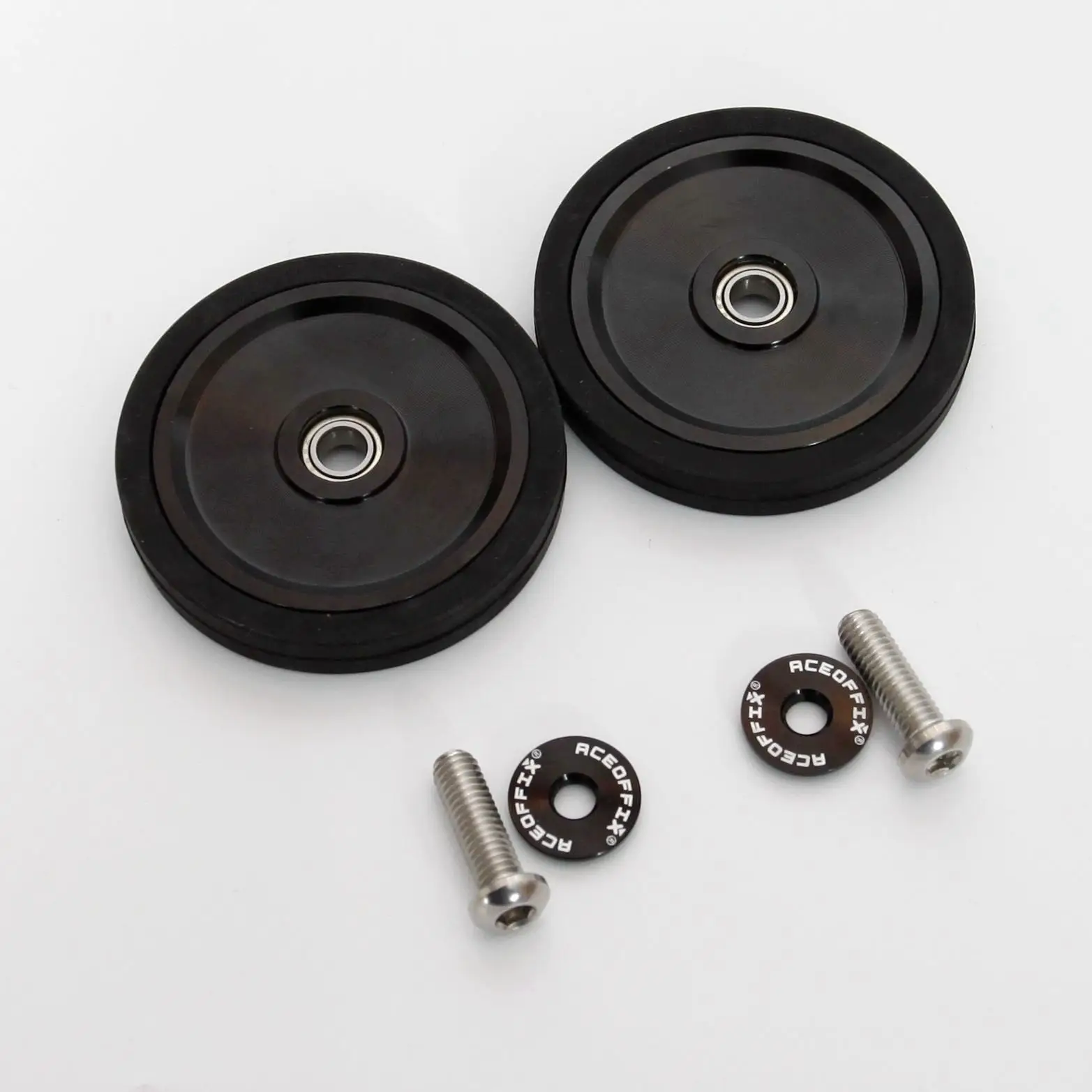 Bicycle Auxiliary Wheels Aceoffix 56mm Easy Wheel Brompton Bike Easywheel Accessories 1 pair