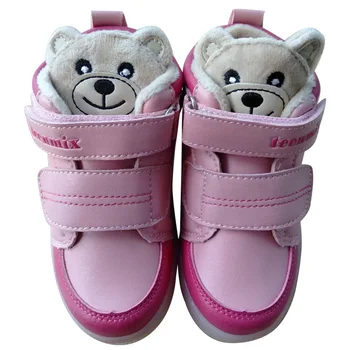 

Girl's Shoes Winter Girl's High top Warm Walking Shoes Sneaker With Fne Velvet Lining