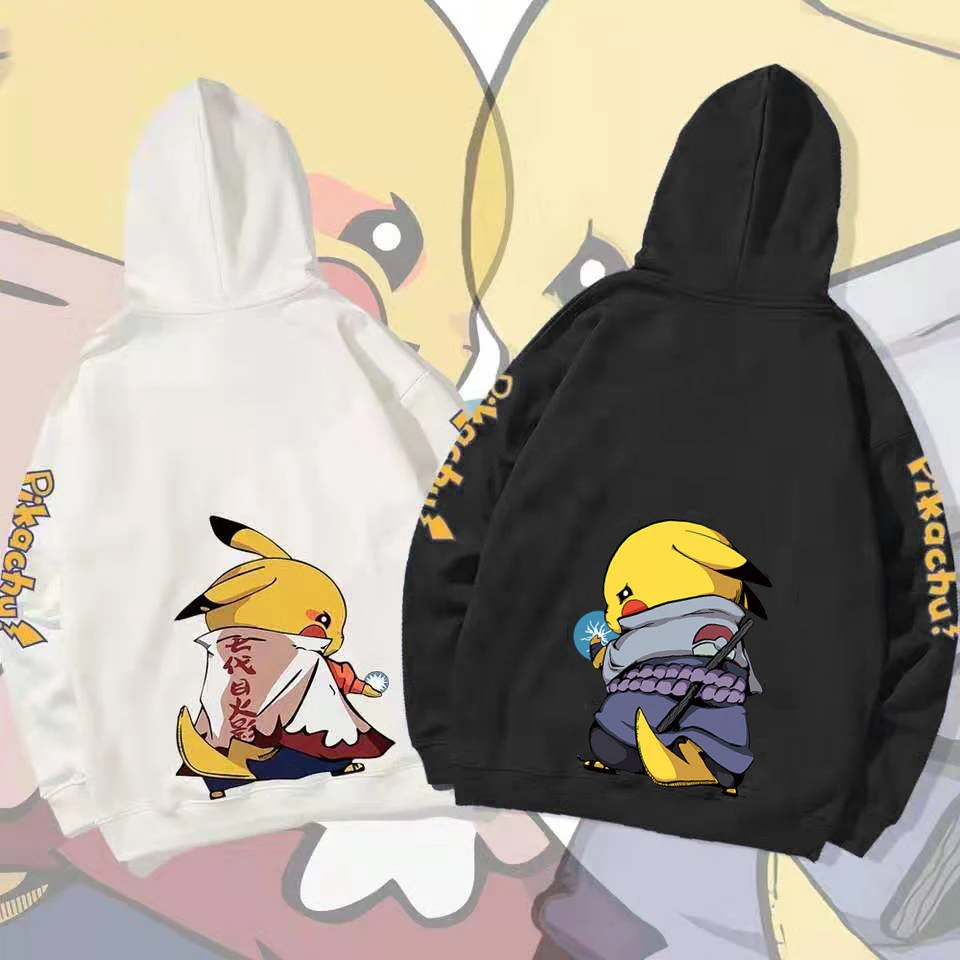 Cartoon Pikachu Naruto Hoodie Autumn Mens Hoodies Hip Hop Sweatshirt Men Autumn Amine Hoodies O-neck Loose Pokemon Hoodie Tops Cartoon Pikachu Naruto Hoodie Autumn Mens Hoodies Hip Hop Sweatshirt Men Autumn Amine Hoodies O-neck Loose Pokemon Hoodie Tops