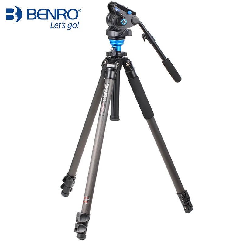 BENRO C3573FS6 штатив-тренога из углеволокна видео штатив Наборы с S6 Ballhead интегральный